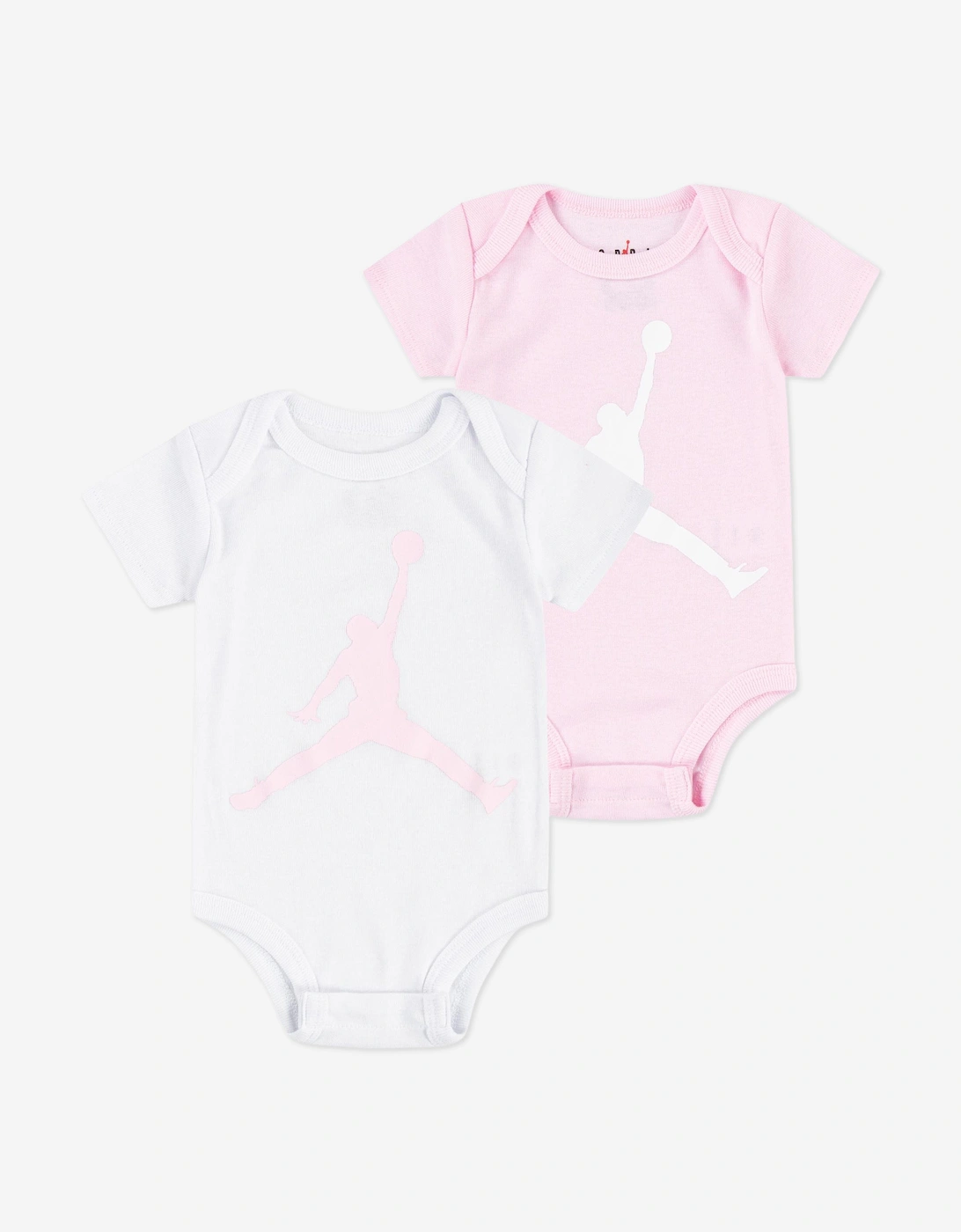 Jordan Baby Girls 5 Piece Bodysuit Gift Set in Pink