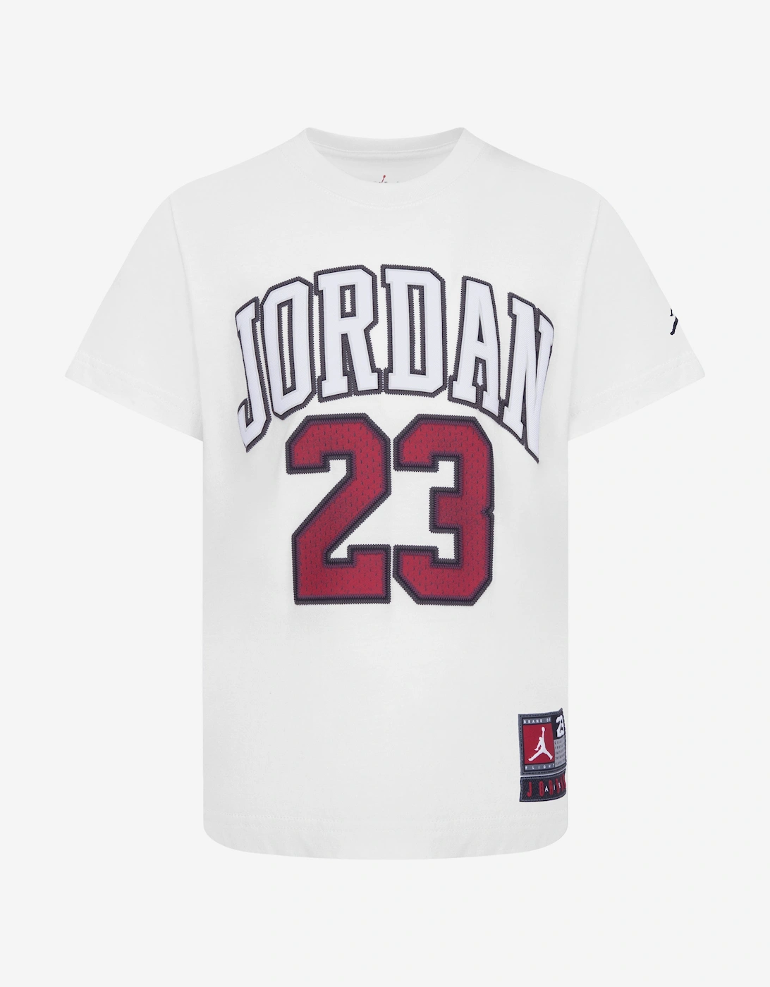 Nike Boy's Jordan Boys Practice Flight T-Shirt in White
