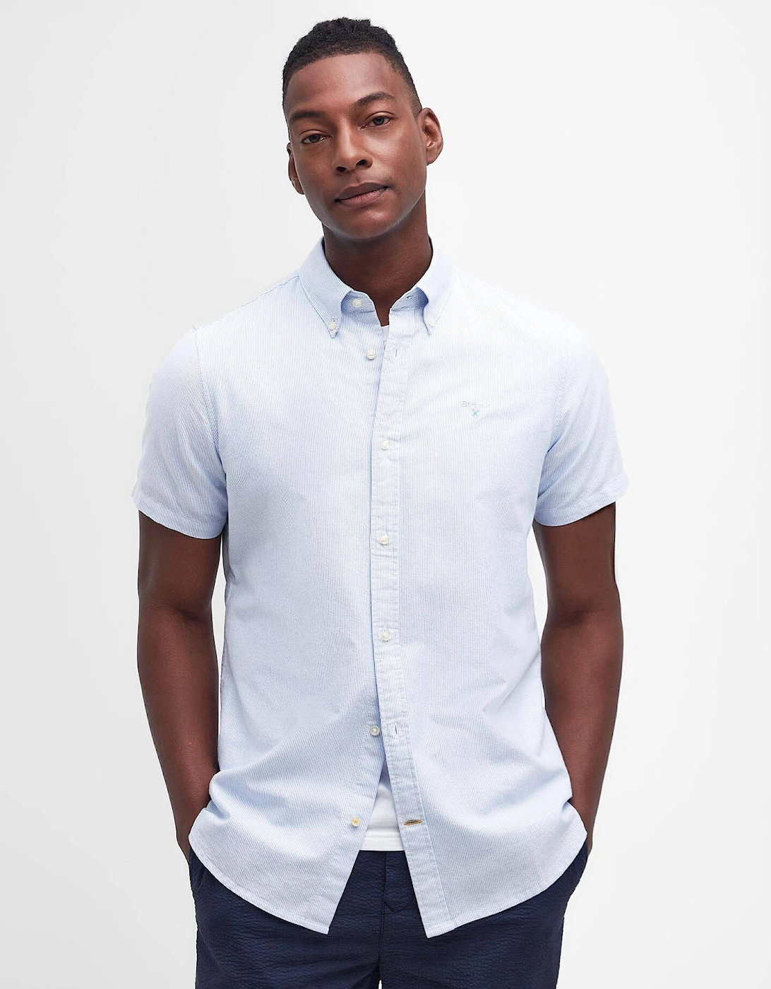 Oxtown SS TF Shirt BL32 Sky