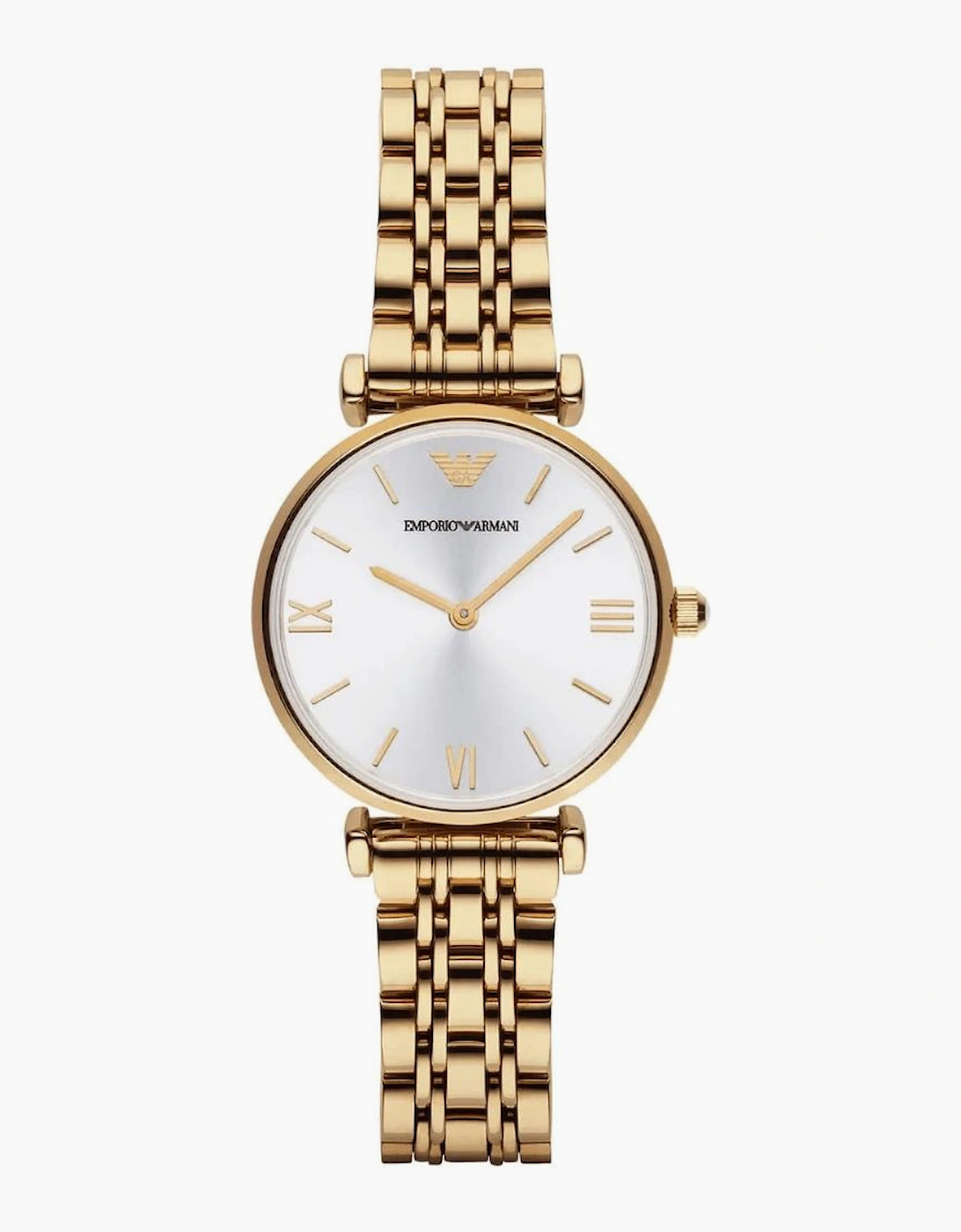 Emporio Armani Women's White Ar1877 Gianni T-Bar Watch