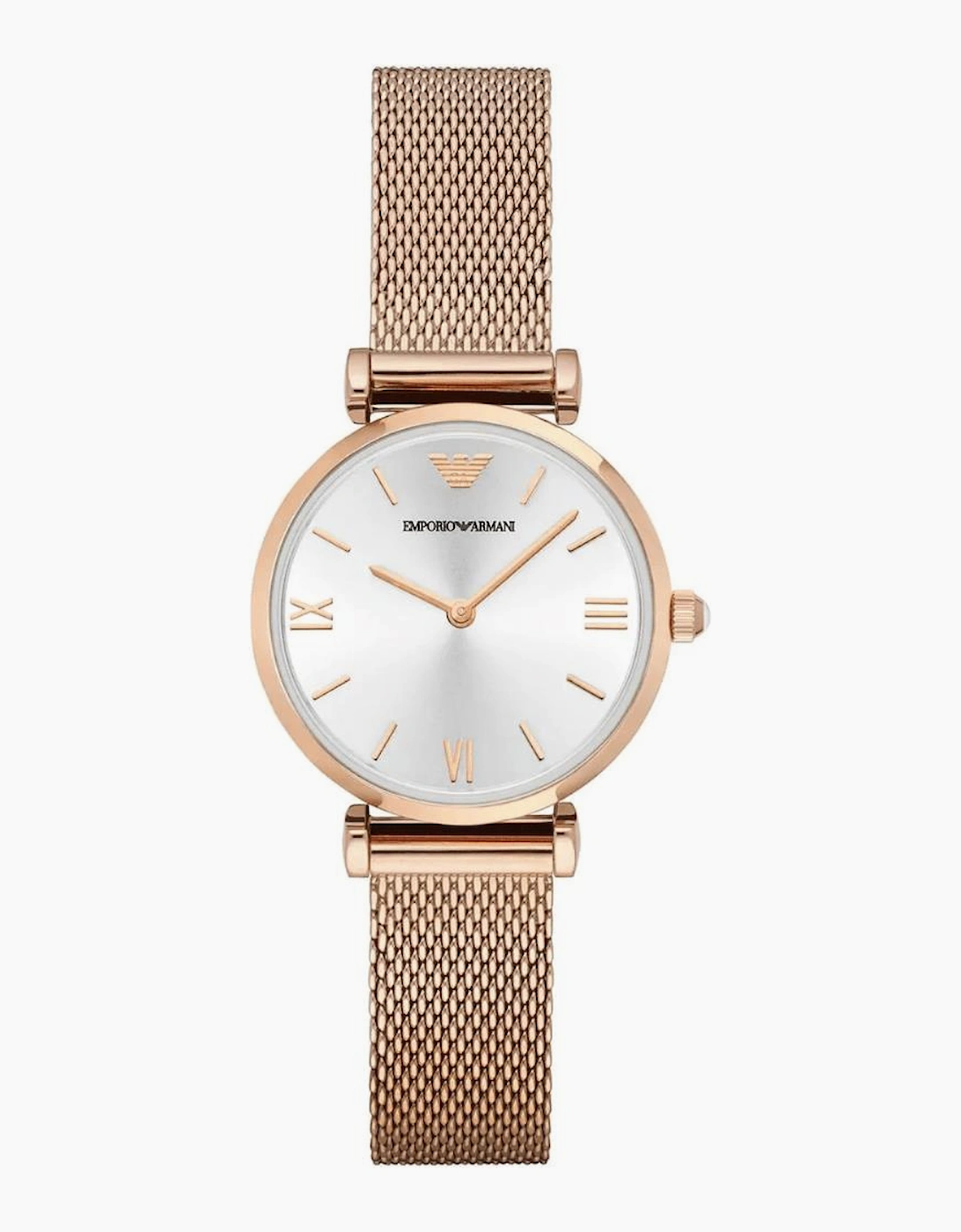 Emporio Armani Women's Emporio Armani AR1956 Gianni T-Bar Ladies Watch - White