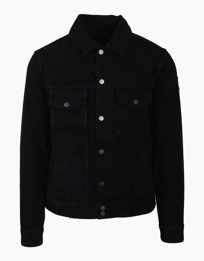 PISTON TRUCKER JACKET WASHED BLACK