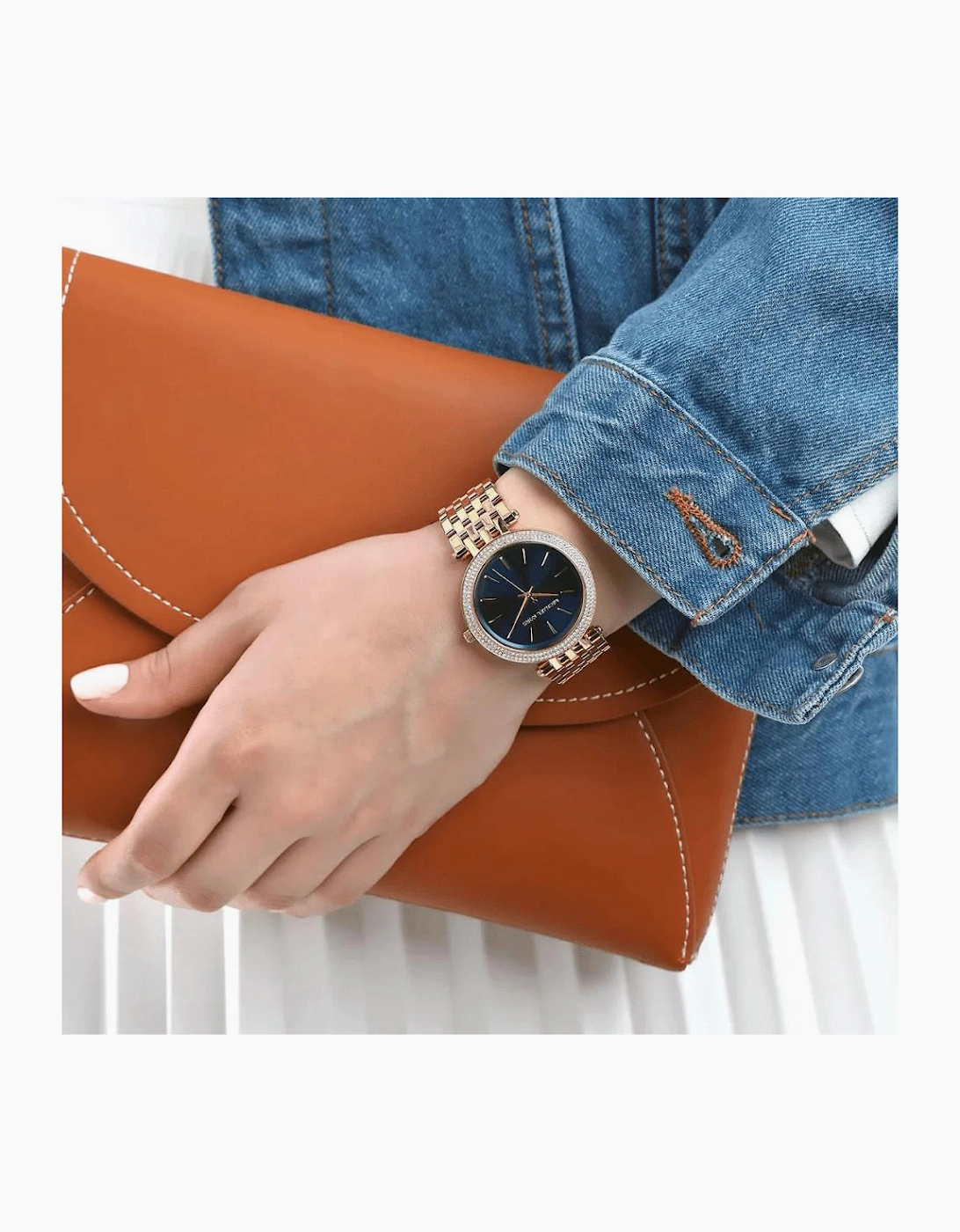 MK3406 Darci Blue Dial Ladies Watch