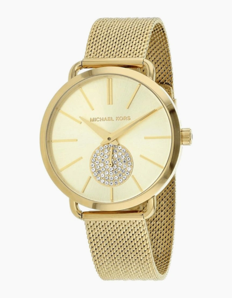 MK3844 Portia Gold Dial Ladies Watch