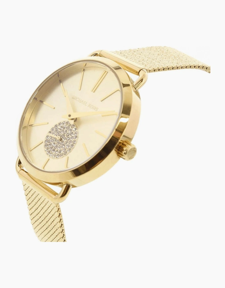 MK3844 Portia Gold Dial Ladies Watch