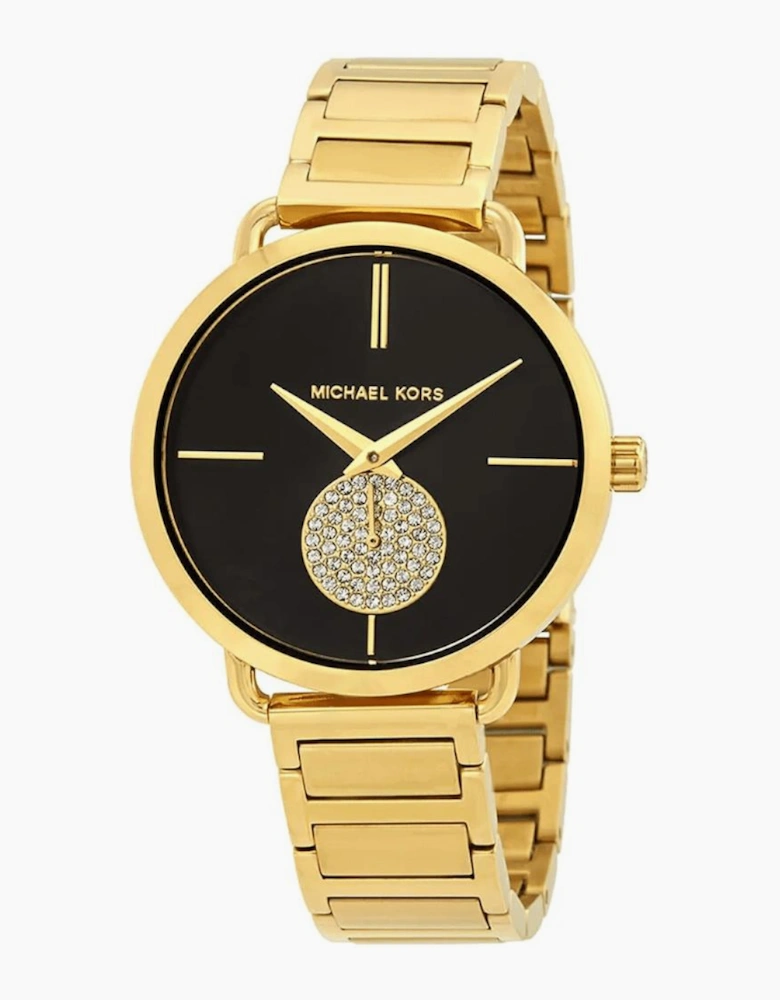 MK3788 Portia Black Dial Ladies Watch