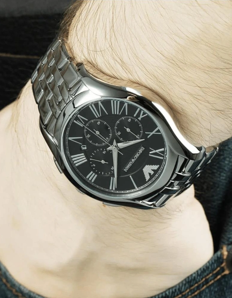 AR1786 Black Dial Chronograph Men's Watch