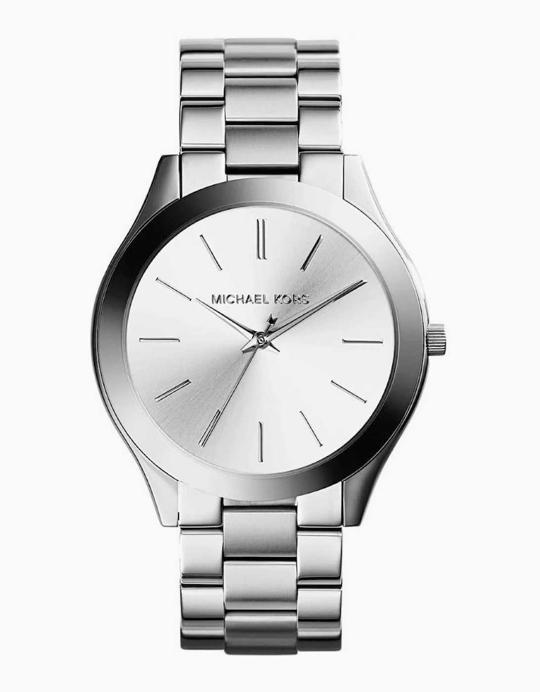 Michael Kors Women's Silver Mk3178 Slim Runway Watch