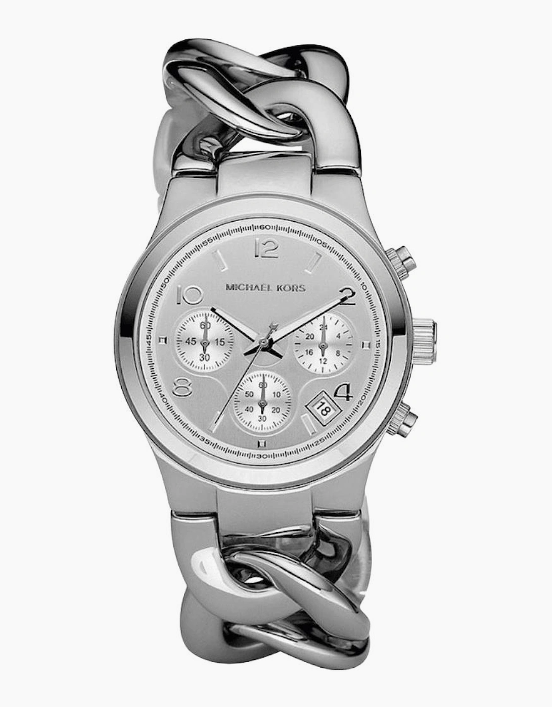 Michael Kors Women's Michael Kors MK3149 Runway Twist Chronograph Ladies Watch - Silver