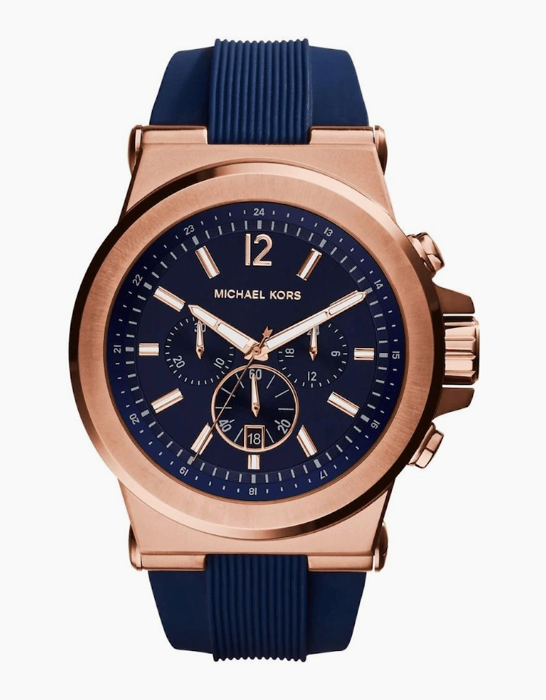 Michael Kors Men's Blue Mk8295 Dylan Chronograph Navy Dial Watch