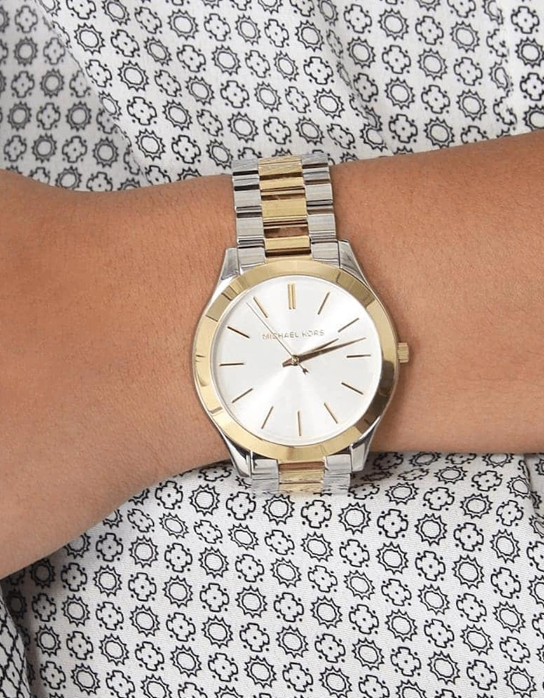 MK3198 Runway White Dial Ladies Watch