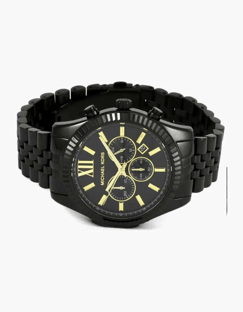 MK8603 Lexington Chronograph Black Dial Men's Watch