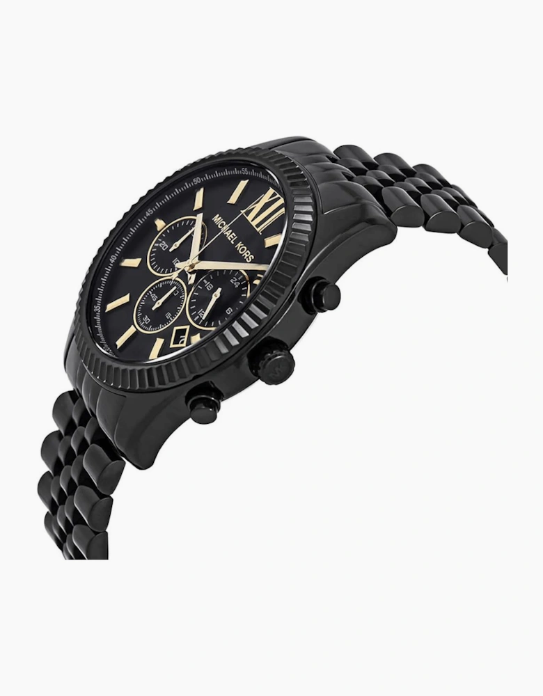 MK8603 Lexington Chronograph Black Dial Men's Watch