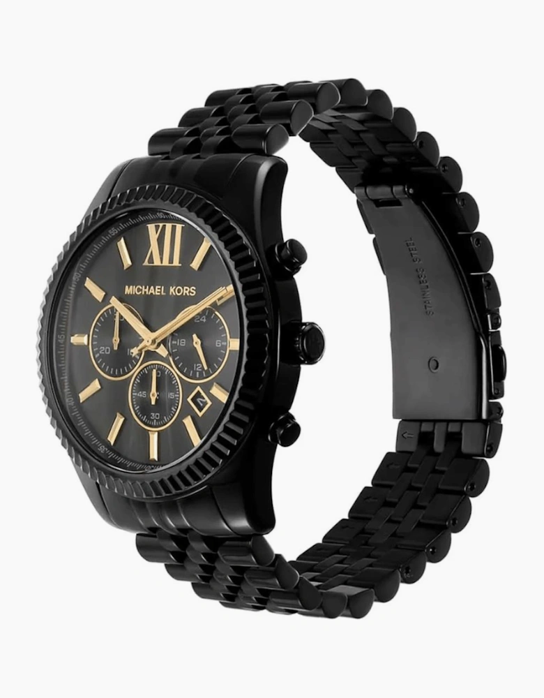 MK8603 Lexington Chronograph Black Dial Men's Watch