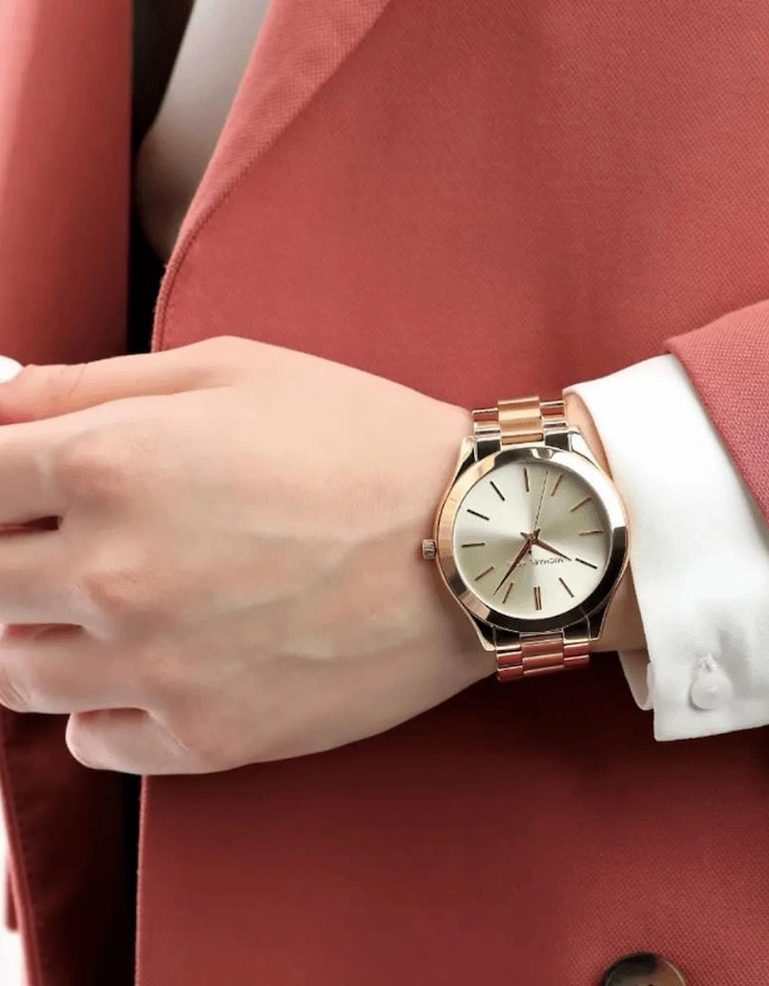 MK3179 Slim Runway Gold Dial Ladies Watch