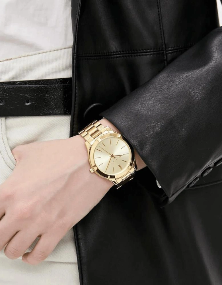 MK3179 Slim Runway Gold Dial Ladies Watch