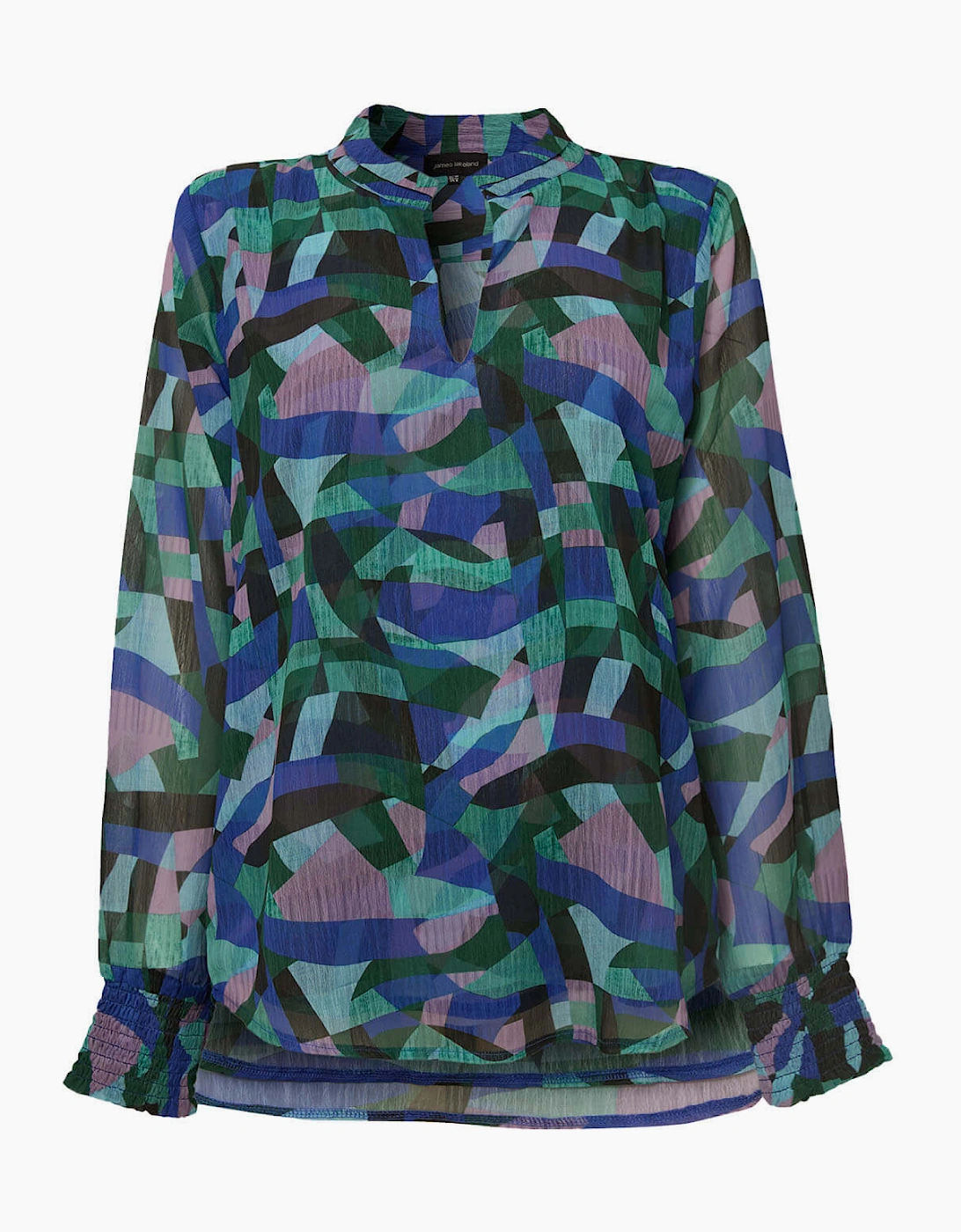 Abstract Print Blouse