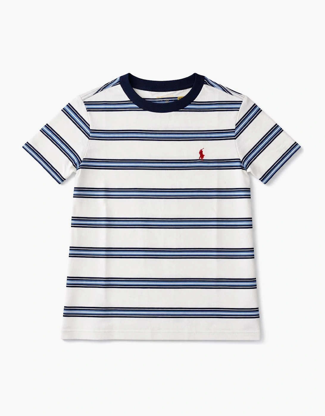 BOY/TEEN WHITE/NAVY STRIPED T SHIRT 12297001, 2 of 1