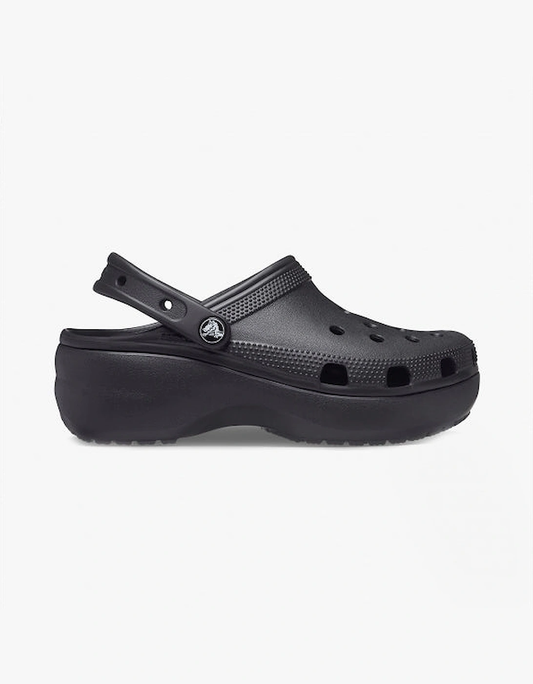 Crocs Women's Crocs 206750-001 CLASSIC PLATFORM CLOG Womens Clogs Black