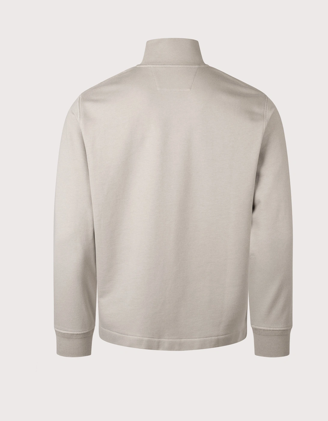 Diagonal Raised Fleece Half Zip Sweatshirt