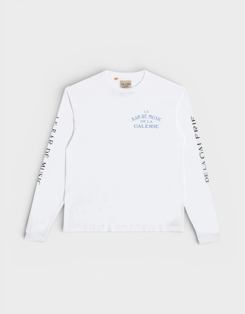 Le Bar Shop L/S Tee White