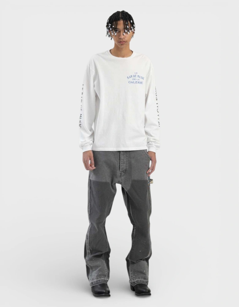 Le Bar Shop L/S Tee White