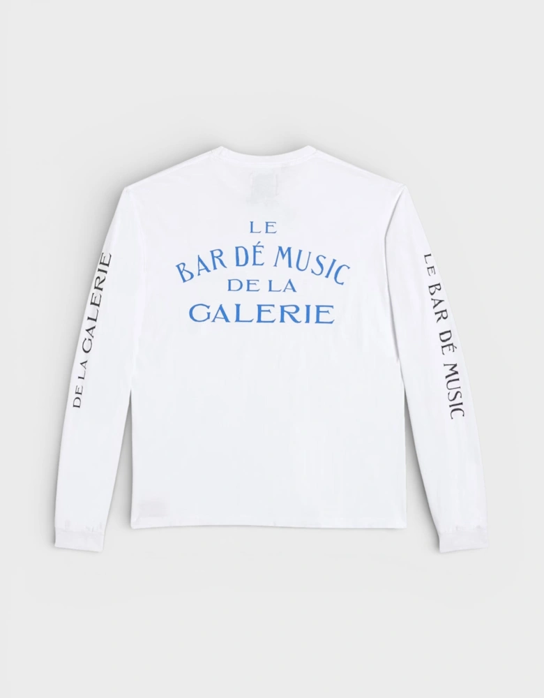 Le Bar Shop L/S Tee White