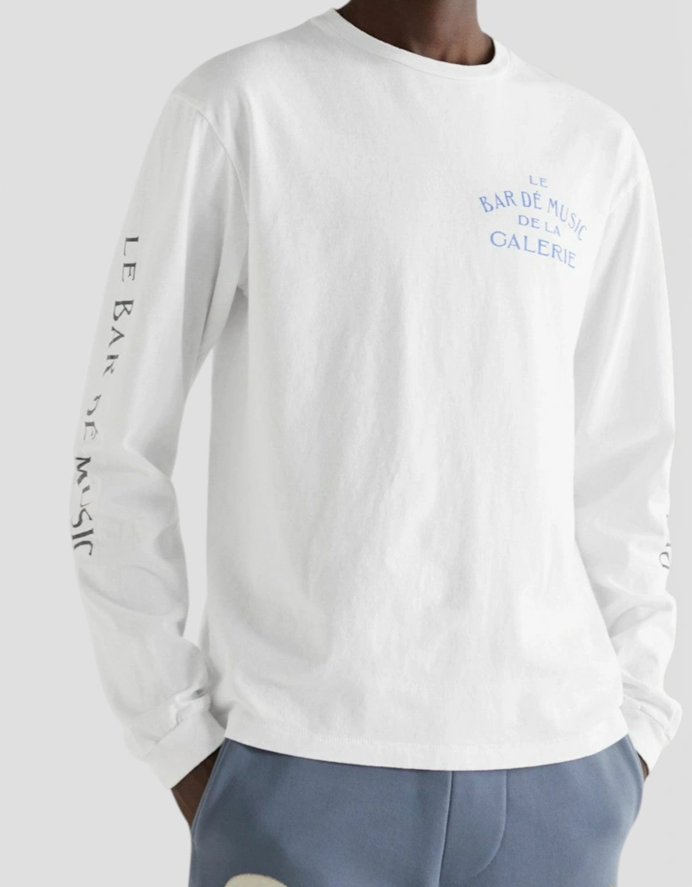 Le Bar Shop L/S Tee White