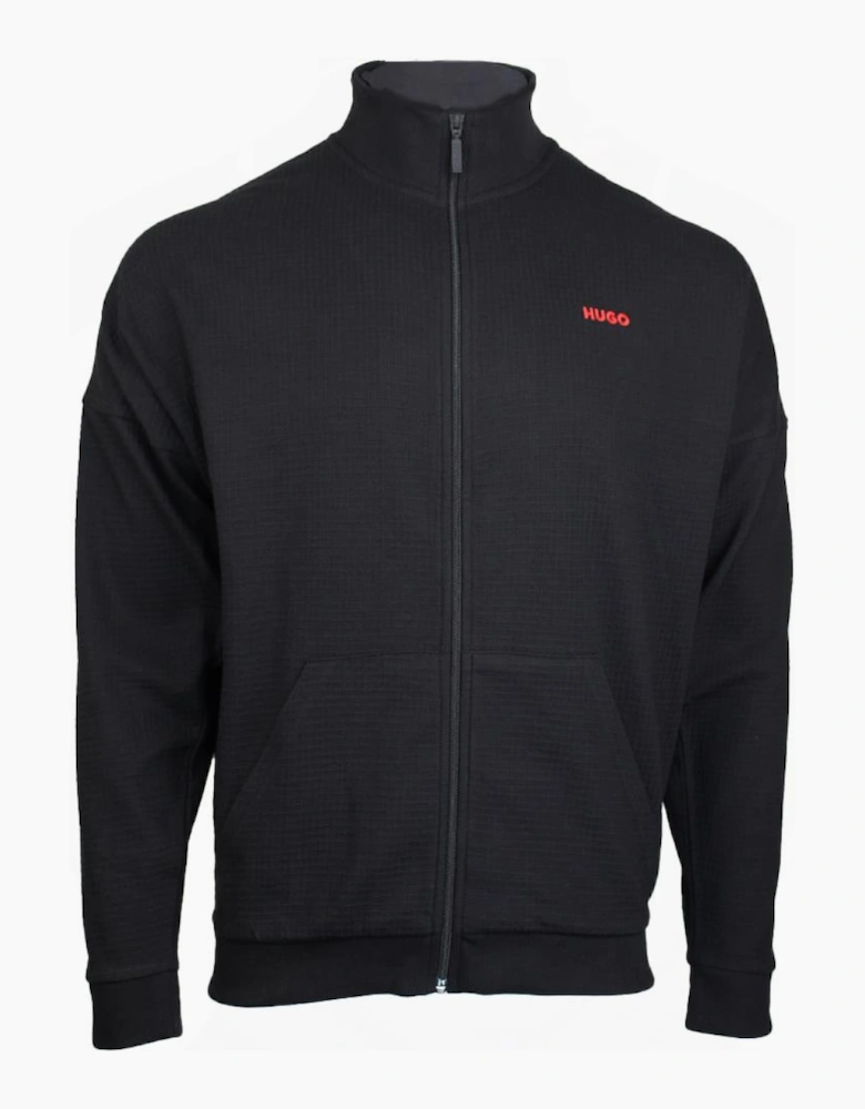 HUGO Austin Zip Lounge Jacket, Black