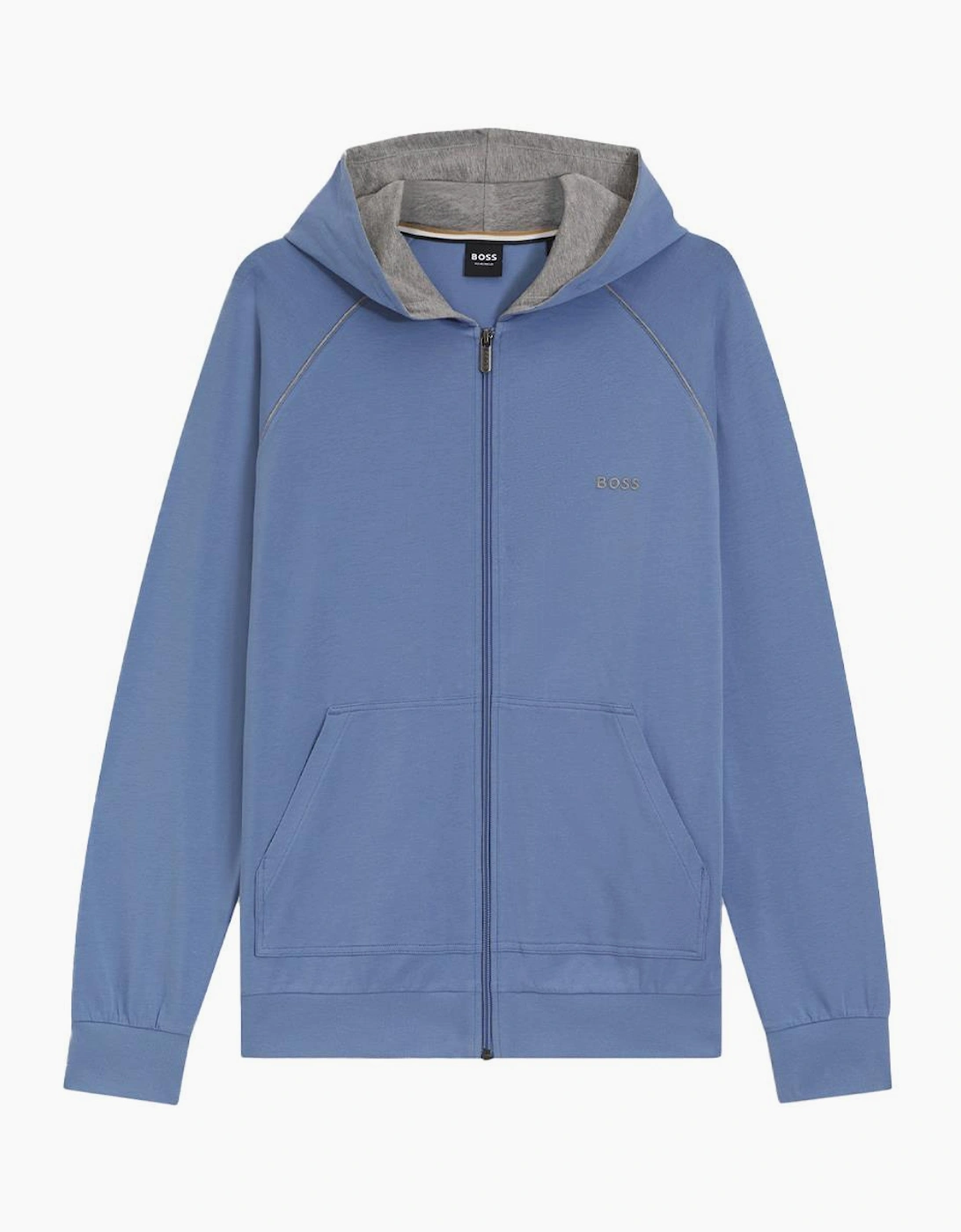 BOSS Mix&Match Hooded Jacket, Pastel Blue, 2 of 1
