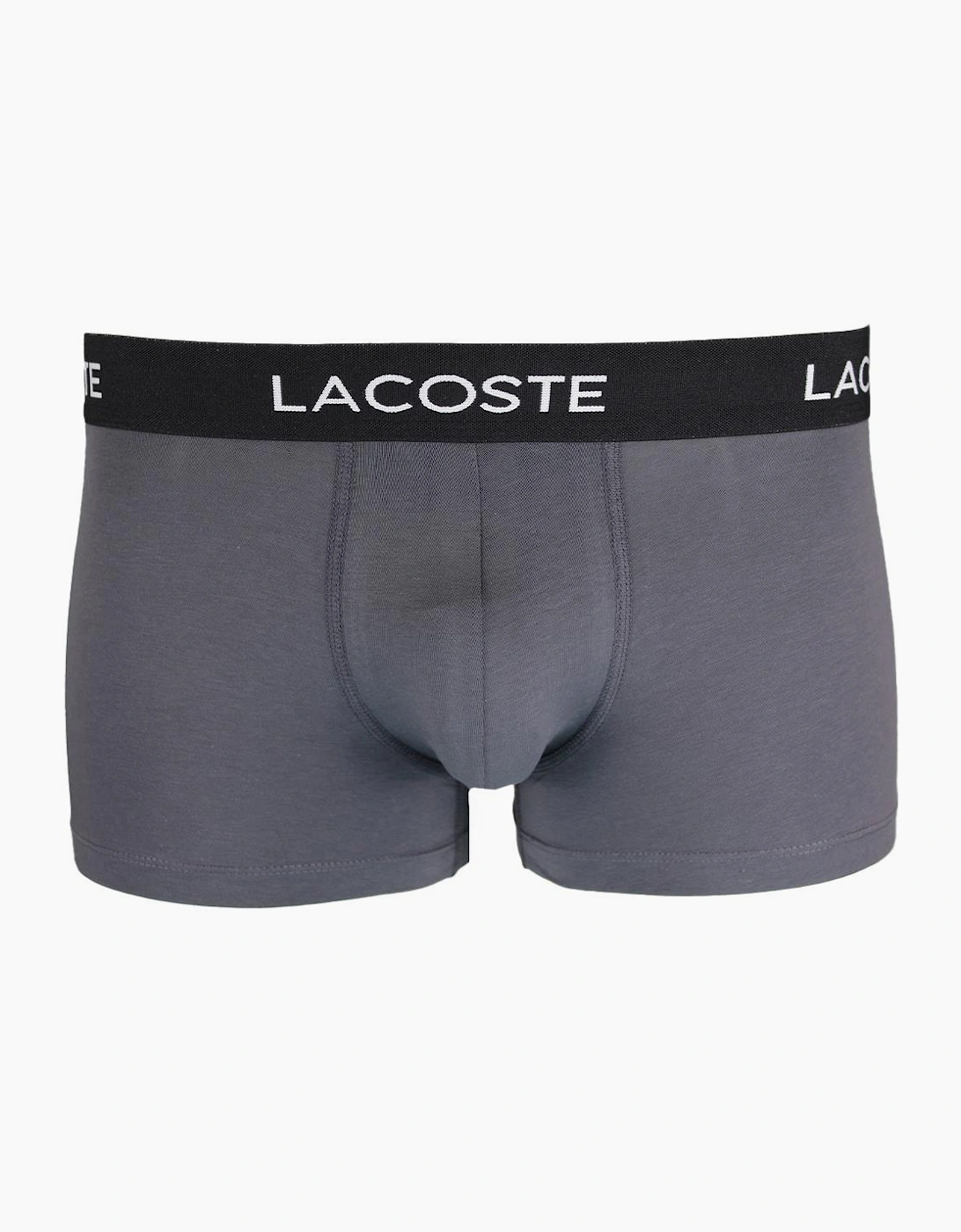 5-Pack Casual Boxer Trunks, Grey