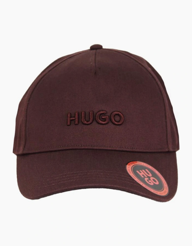 HUGO Jude Embroidered Logo Baseball Cap, Brown