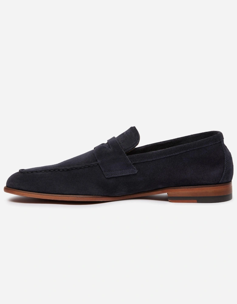 Keyworth Suede Mens Loafers - Navy