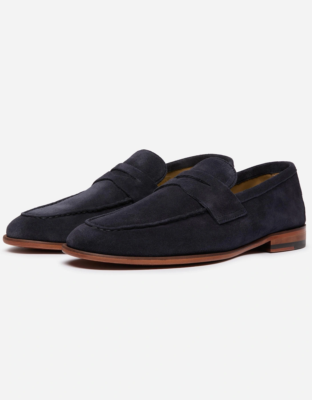 Keyworth Suede Mens Loafers - Navy