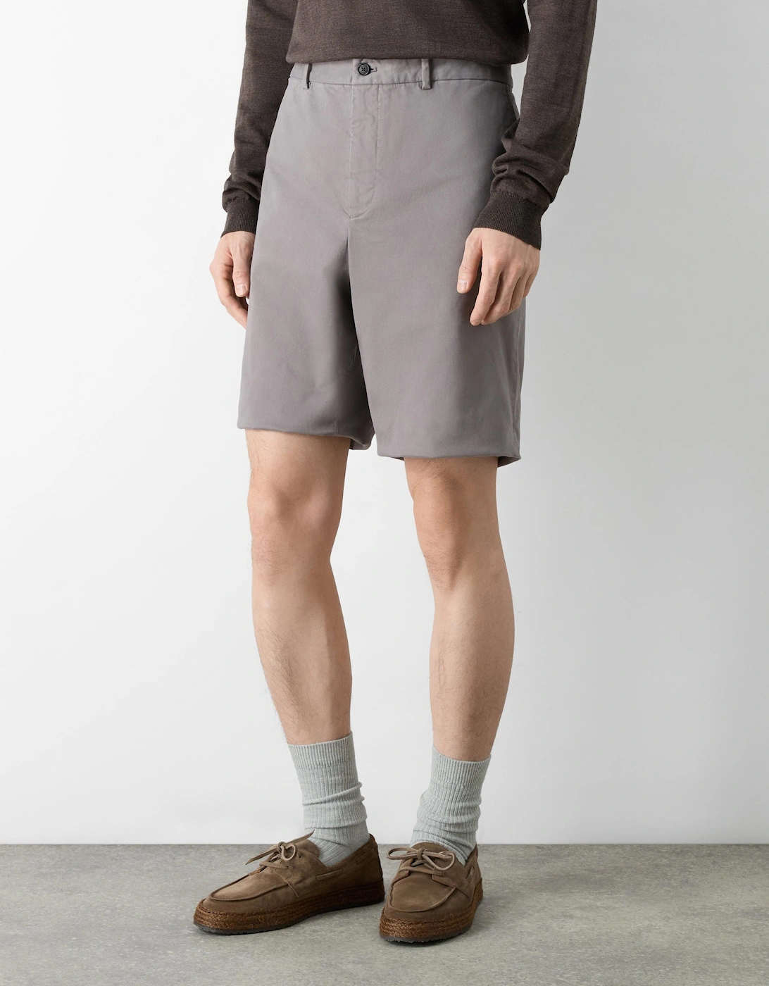 Oliver Sweeney Men's Oliver Sweeney Sistelo Mens Chino Shorts - Mocha - Brown