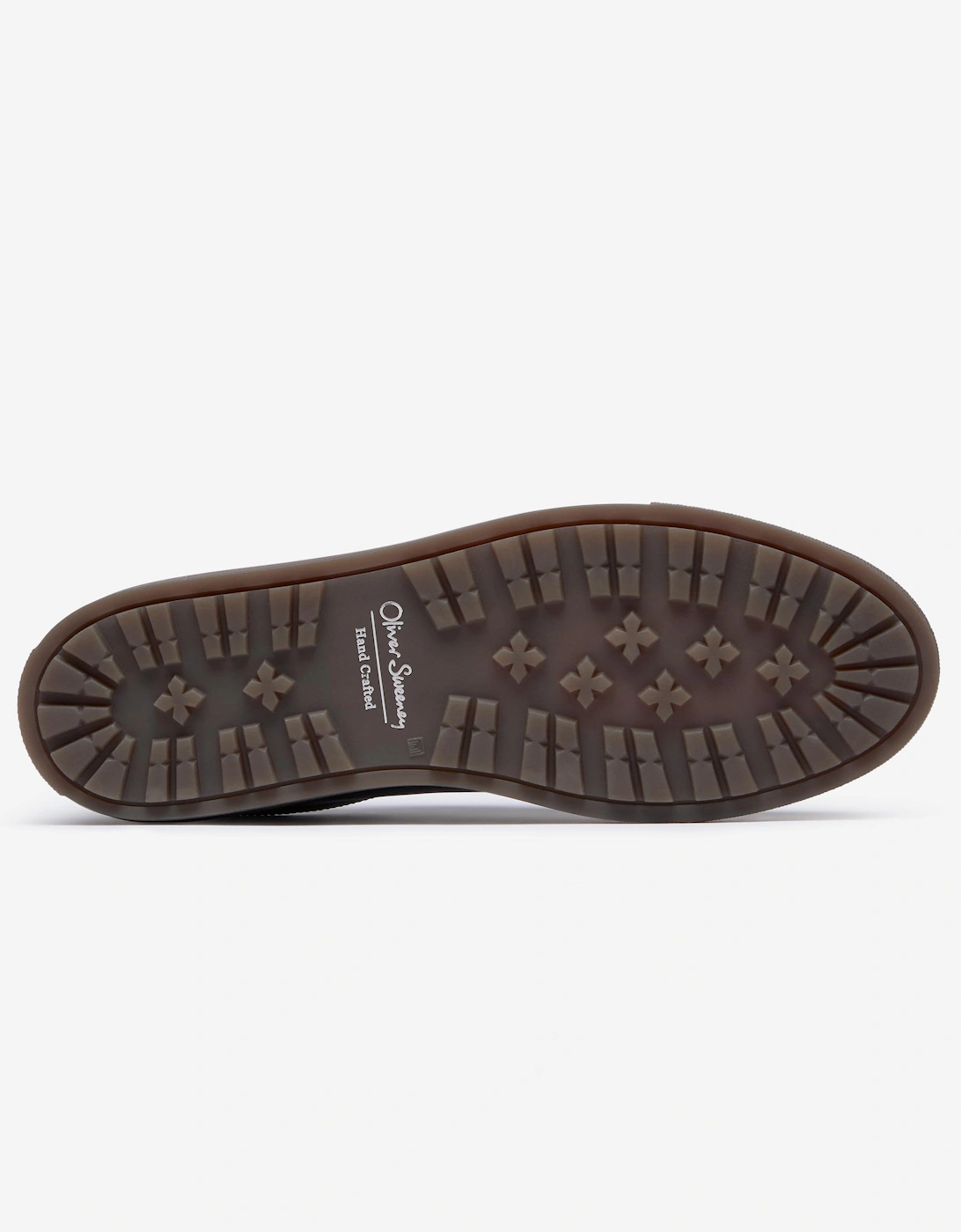 Ermida Mens Hand Finished Calf Leather Trainers - Navy