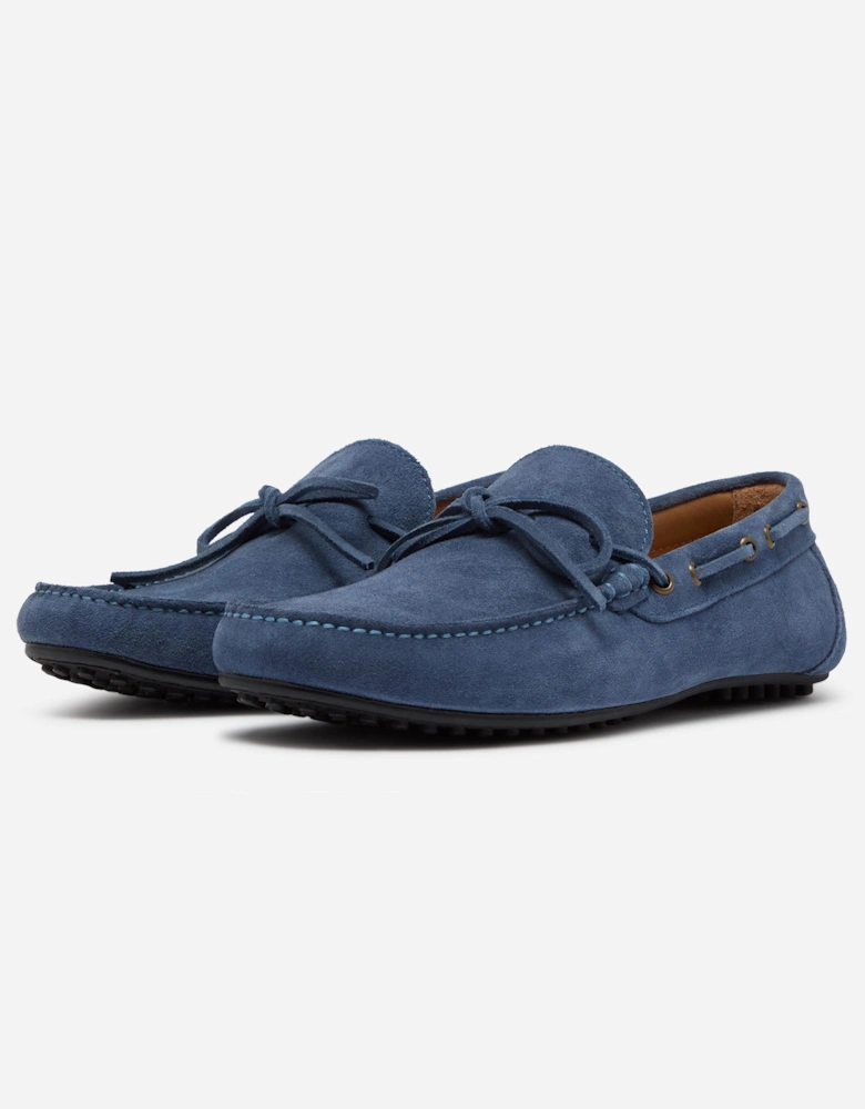 Cano Suede Mens Driving Shoes - Blue