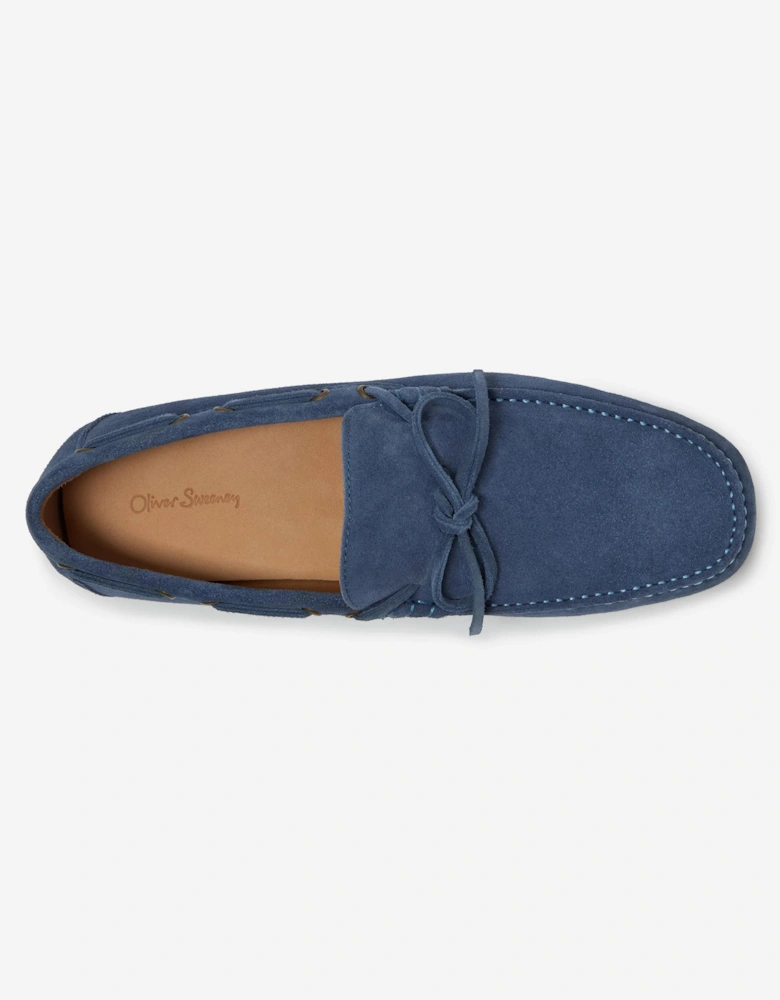 Cano Suede Mens Driving Shoes - Blue