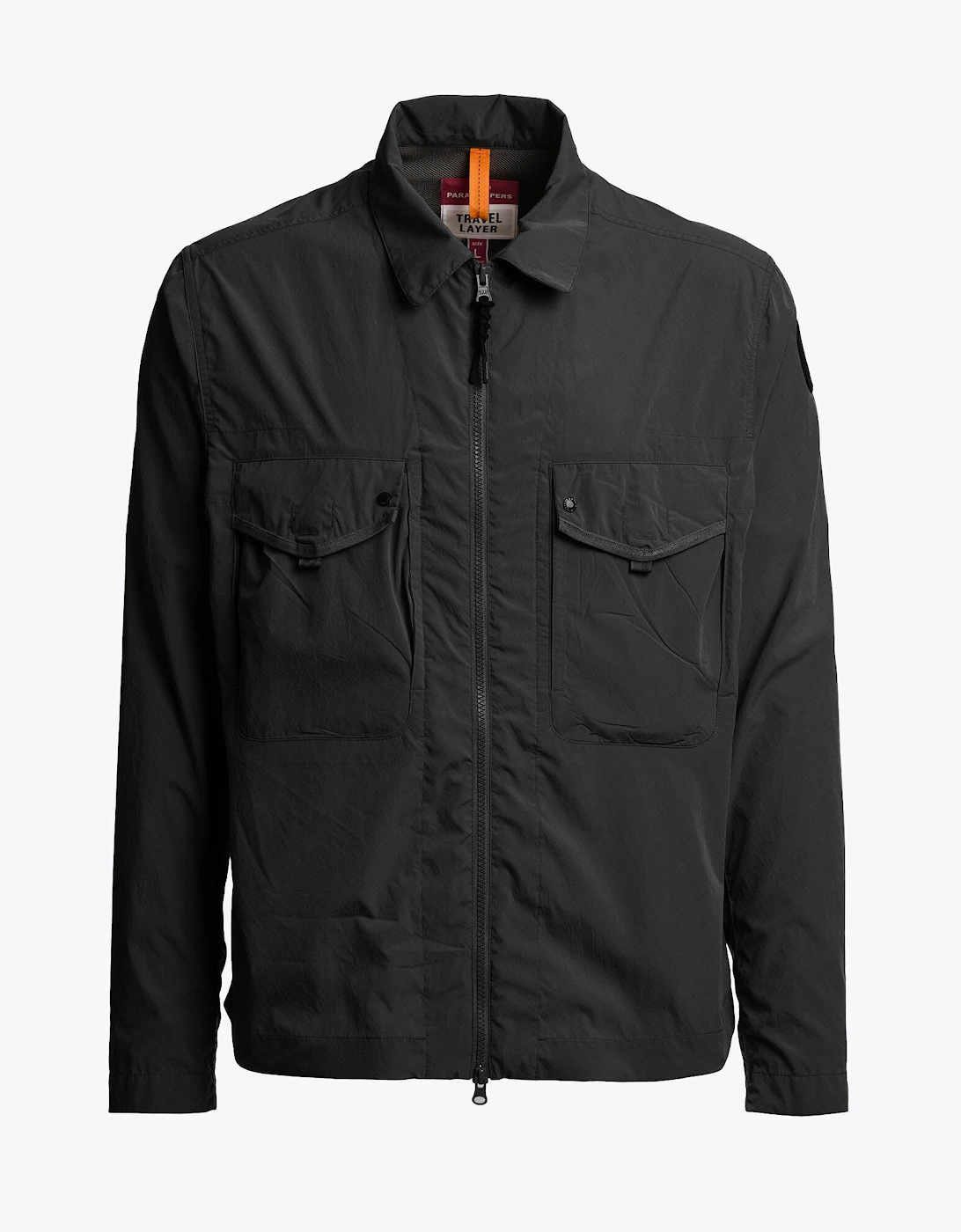 Elgin Mens Overshirt - Black 541, 4 of 3