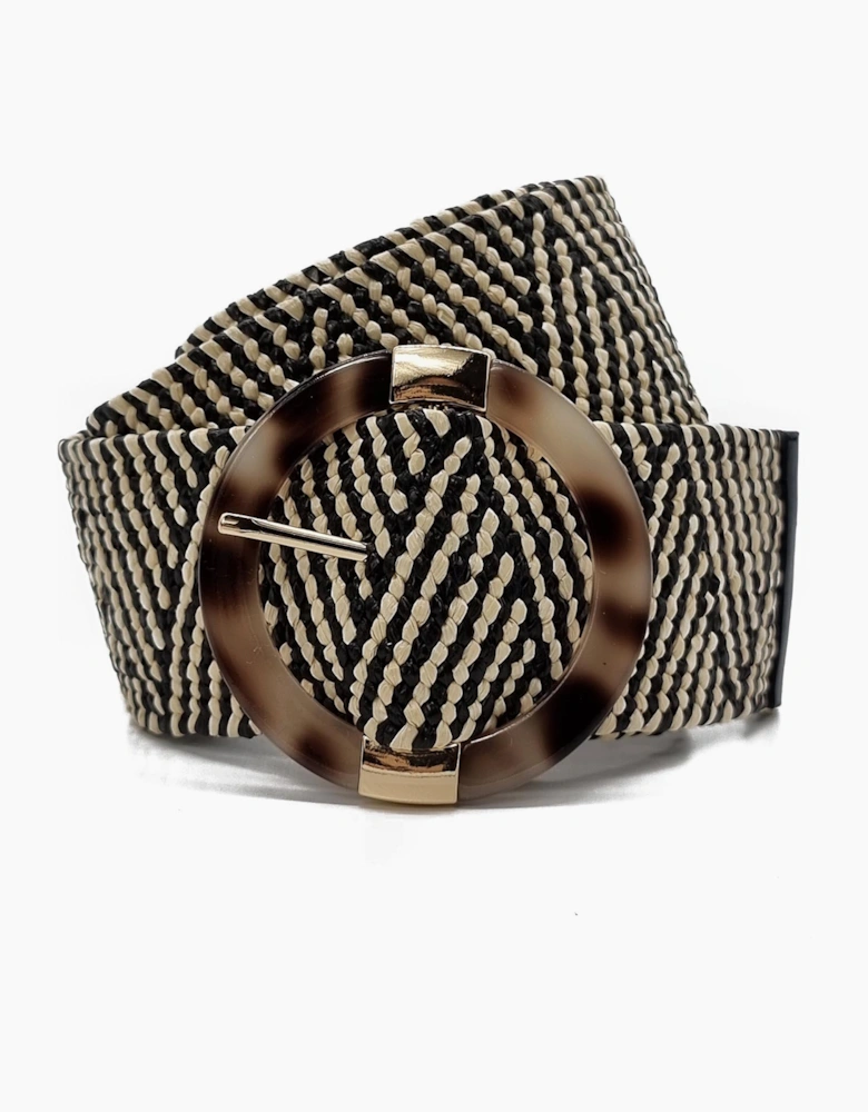 Kayleigh Elasticated Belt - Black Mix