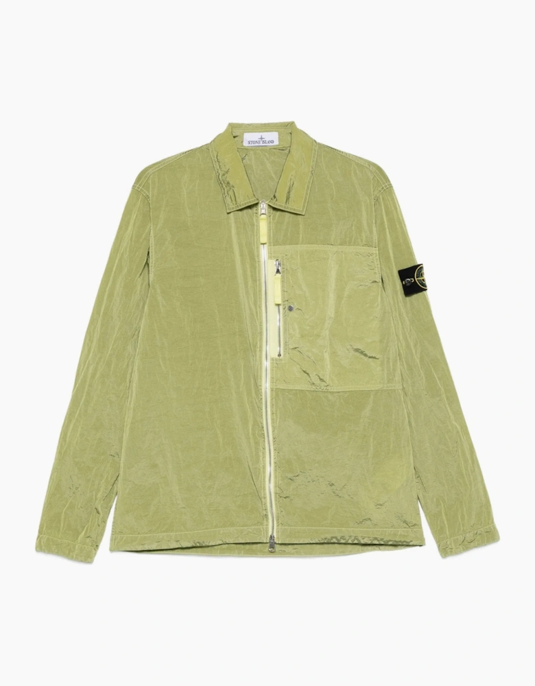 S0019 Nylon Overshirt Green