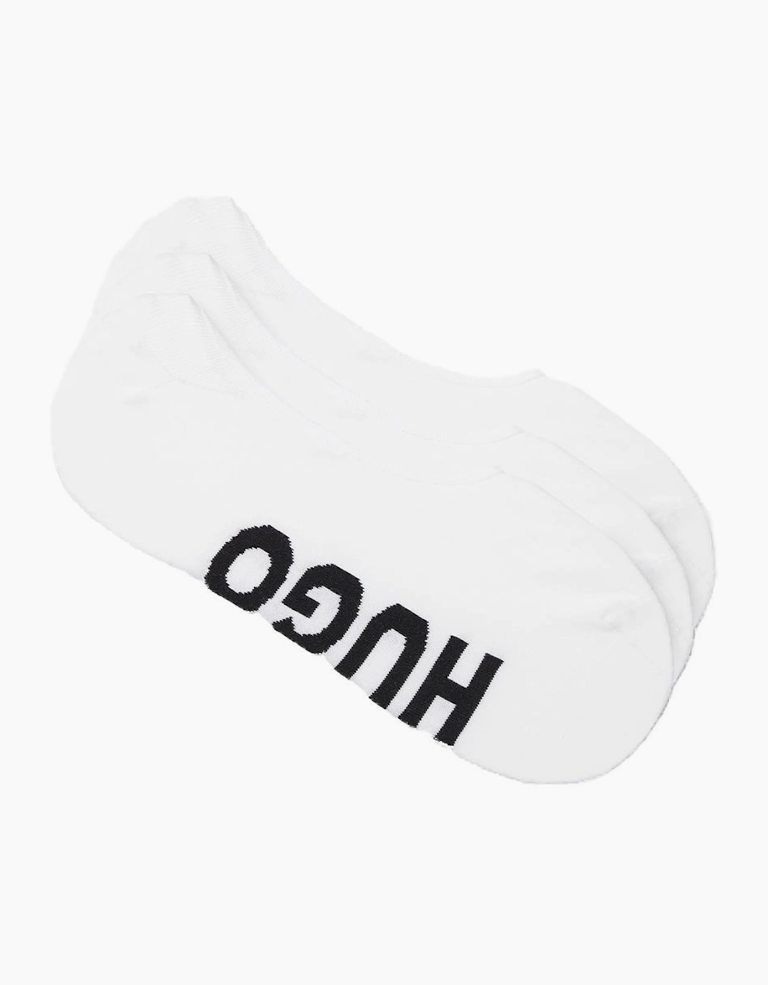 HUGO 3-Pack SL Logo Trainer Socks, White, 2 of 1