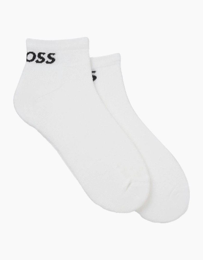 BOSS 2-Pack Trainer Socks, White