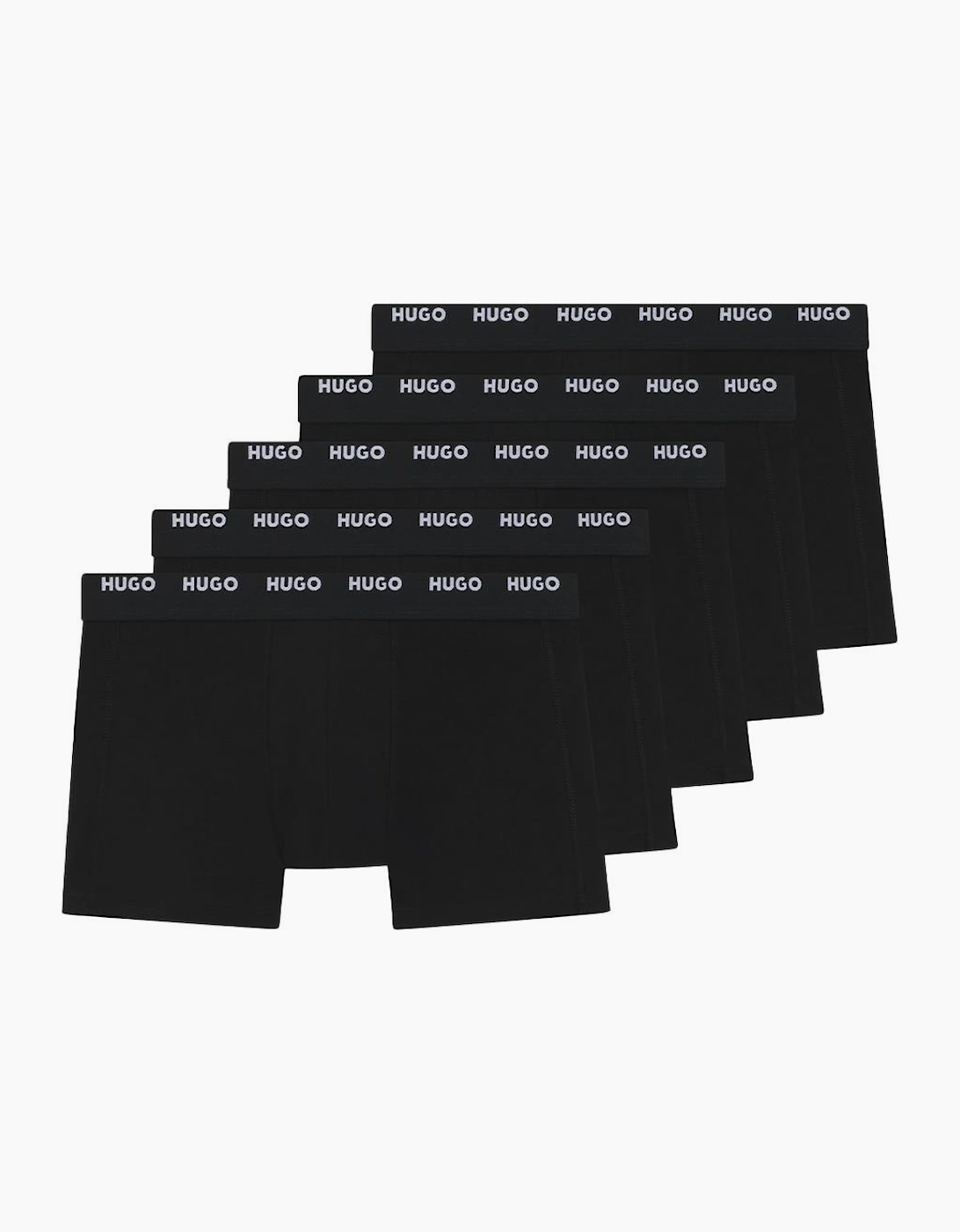 HUGO 5-Pack Boxer Trunk, Black, 2 of 1