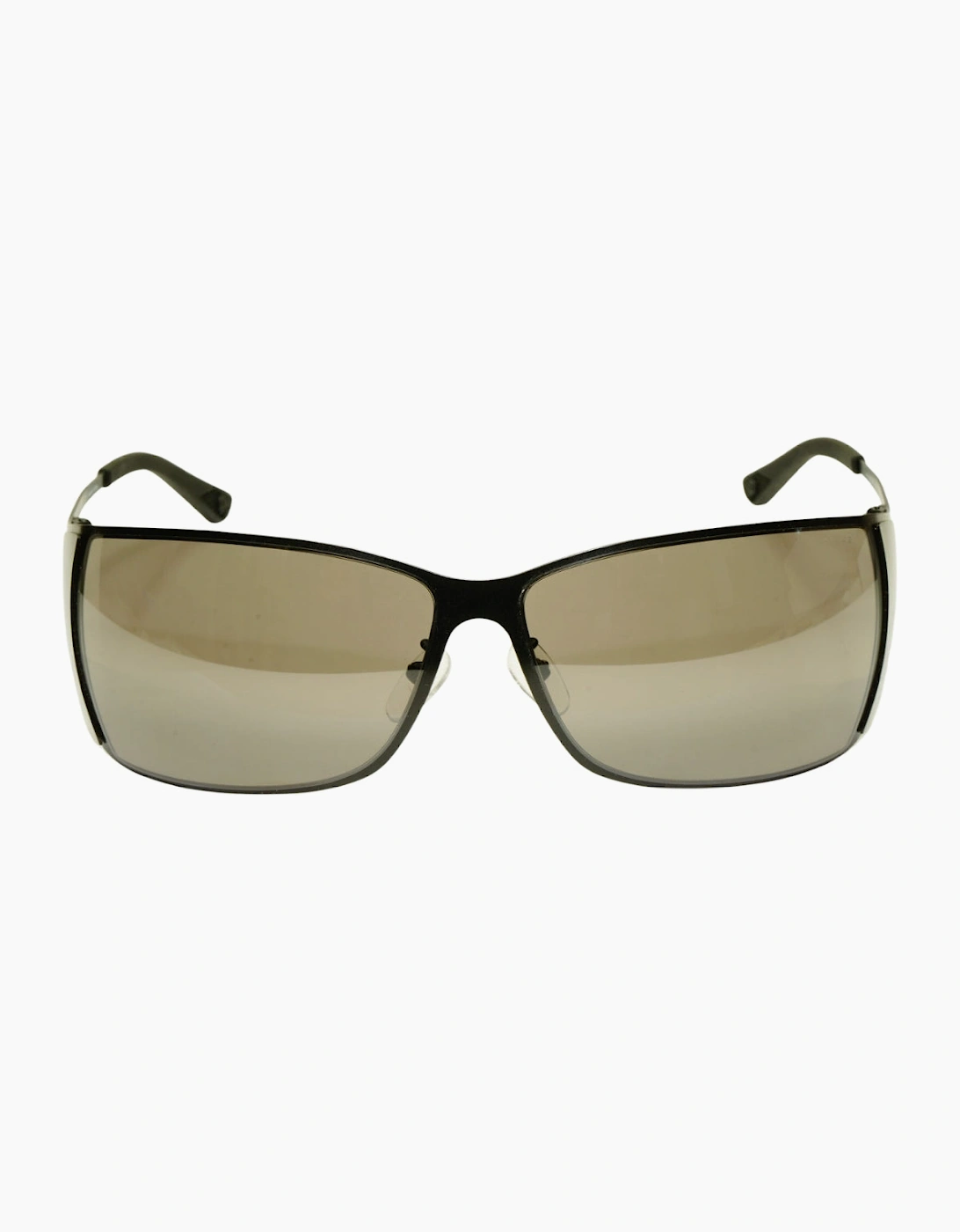 Men's Police Brown Lens Black Sunglasses - Size: ONE size