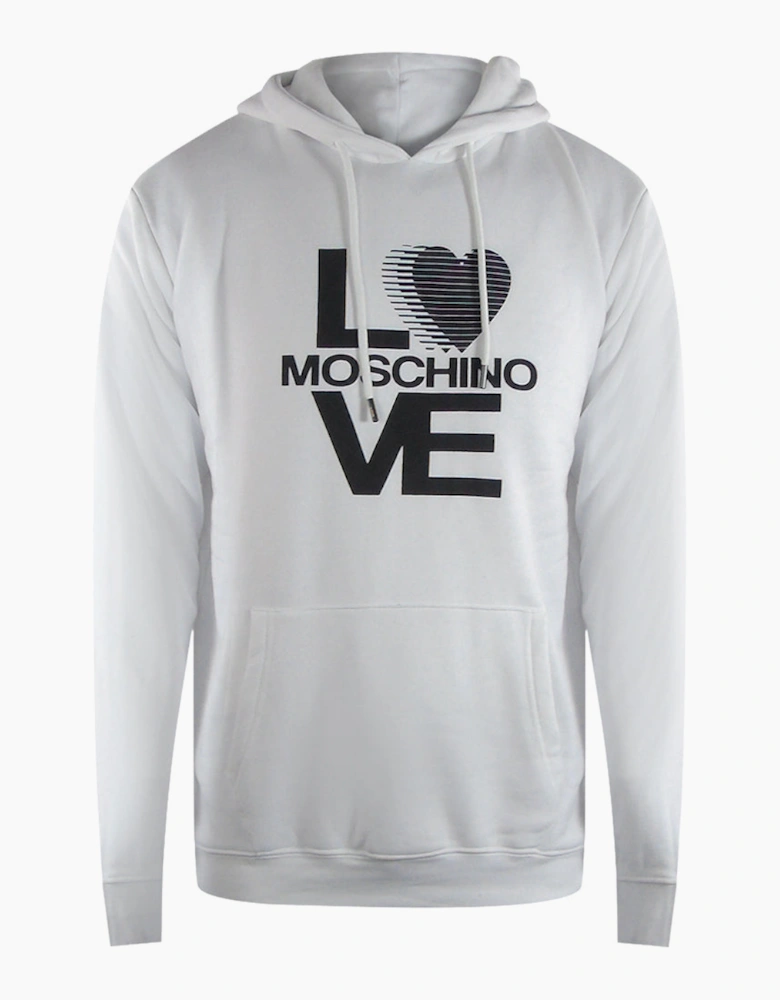 Bold Love Logo White Hoodie