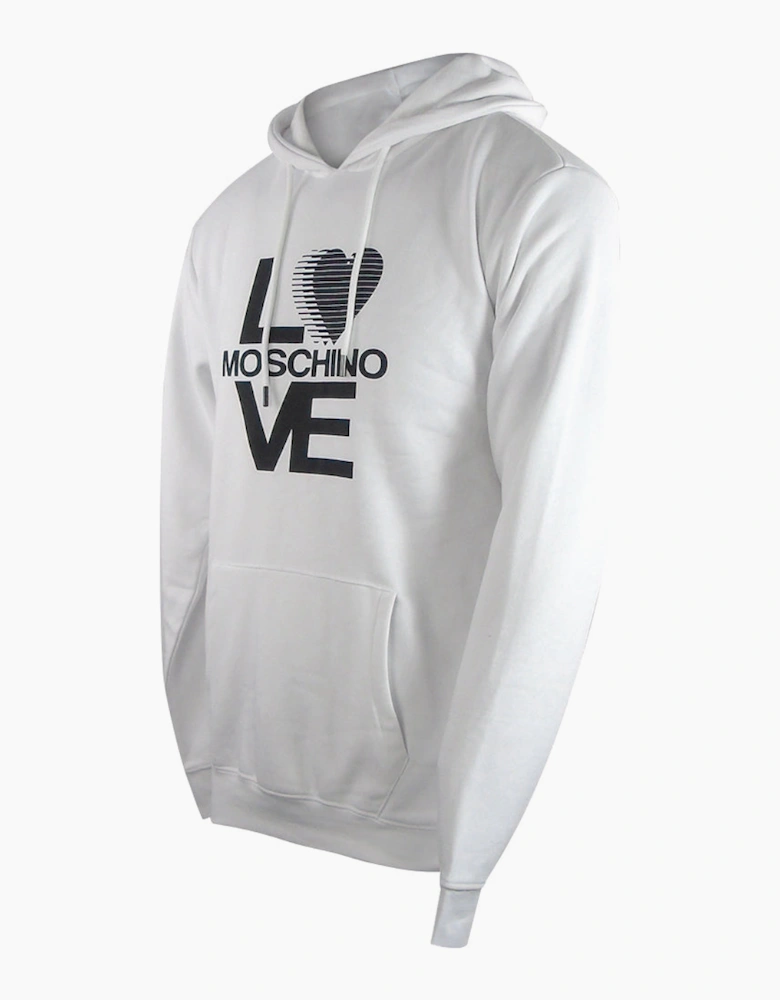 Bold Love Logo White Hoodie
