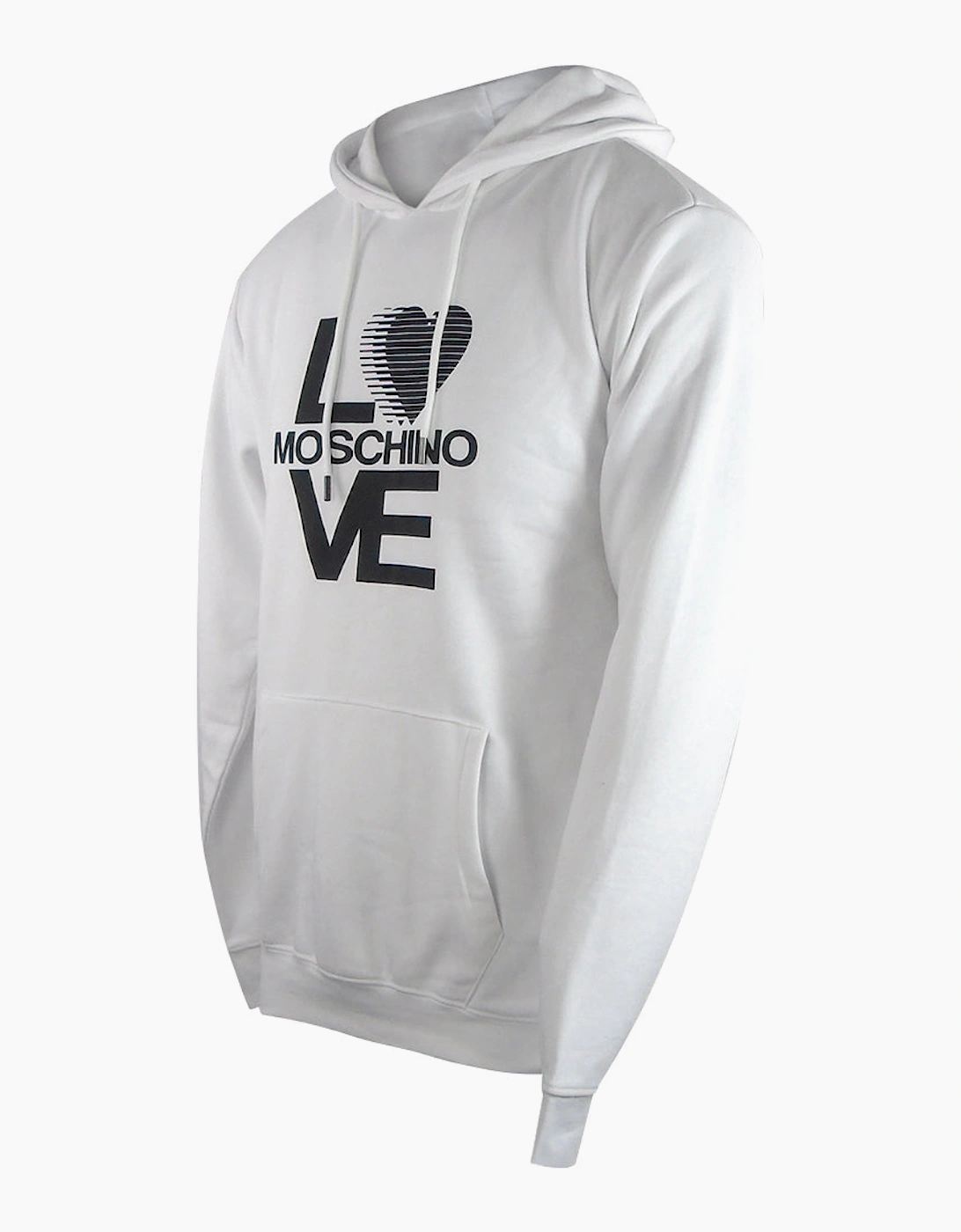 Bold Love Logo White Hoodie