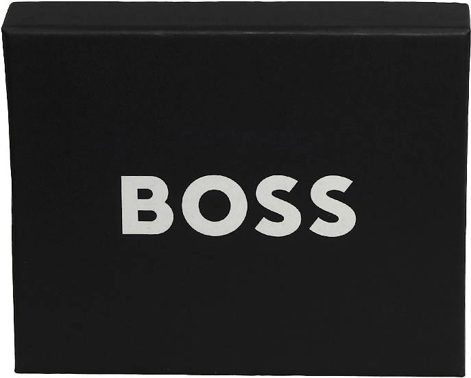 BOSS Ray 4cc Coin Faux Leather Wallet, Black