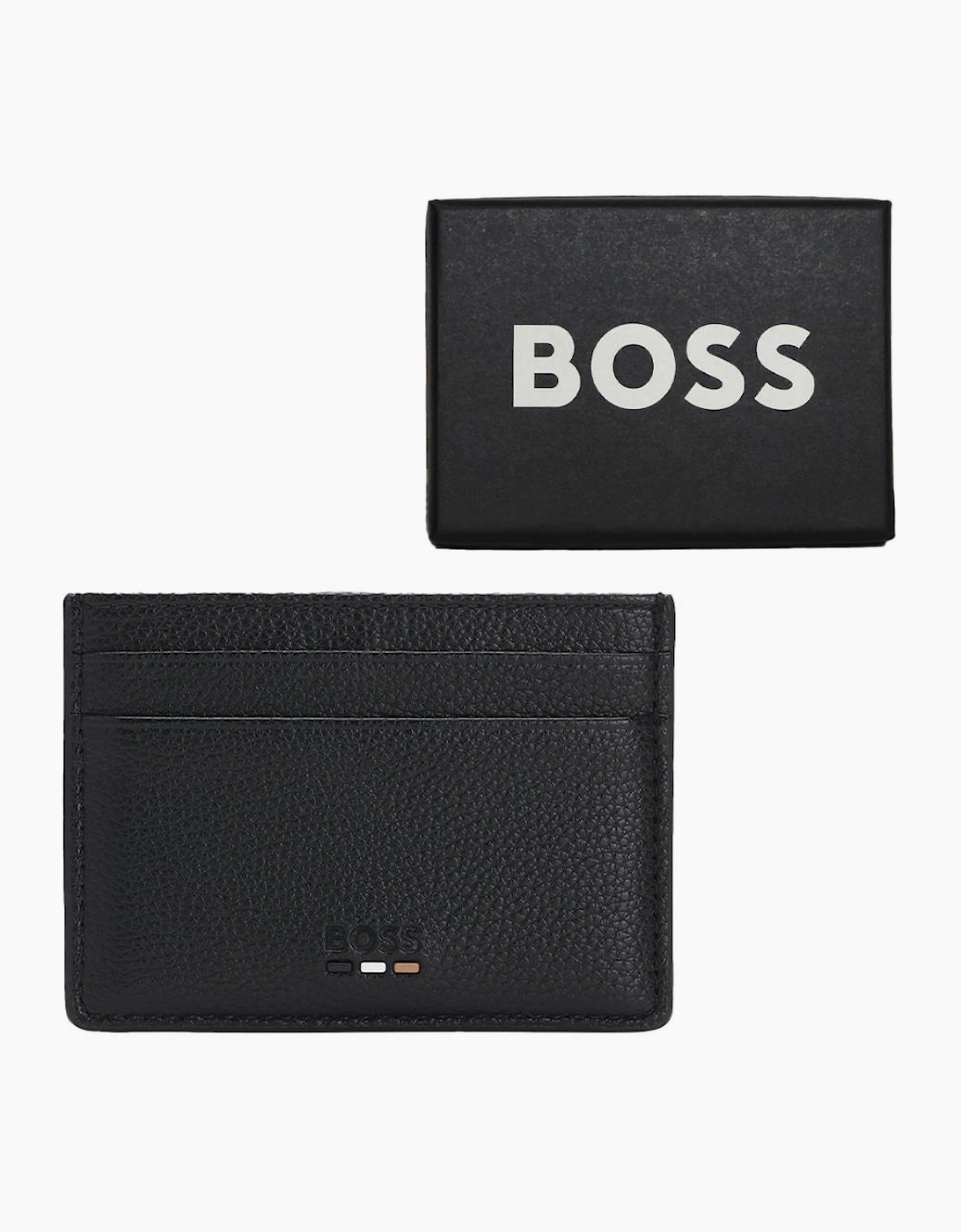 BOSS Ray N Faux Leather Card holder, Black, 5 of 4